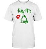 Kiss Me, I'm Irish St Patrick's Day Shirt Unisex Short Sleeve Classic Tee