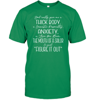 God Really Gave Me A Thick Body Shirt Unisex Short Sleeve Classic Tee
