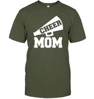 Cheer Mom With Megaphone Unisex Short Sleeve Classic Tee