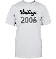 2006 Retro Vintage Birth Year Blast Unisex Short Sleeve Classic Tee