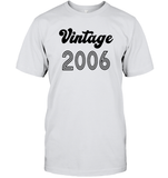 2006 Retro Vintage Birth Year Blast Unisex Short Sleeve Classic Tee