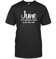 June Birthday Month Unisex Short Sleeve Classic Tee