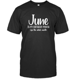 June Birthday Month Unisex Short Sleeve Classic Tee