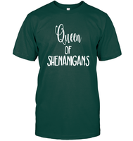 Queen of Shenanigans St Patrick's Day Shirt Unisex Short Sleeve Classic Tee