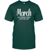 March Birthday Month Unisex Short Sleeve Classic Tee