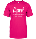 April Birthday Month Unisex Short Sleeve Classic Tee