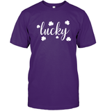 Lucky St Patrick's Day Shirt Unisex Short Sleeve Classic Tee