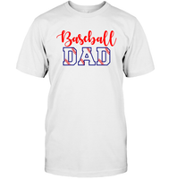 Baseball Dad Shirt, Long Sleeve, Hoodie, and Sweatshirt With Baseball Stripes