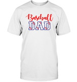 Baseball Dad Shirt, Long Sleeve, Hoodie, and Sweatshirt With Baseball Stripes