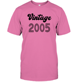 2005 Retro Vintage Birth Year Blast Unisex Short Sleeve Classic Tee