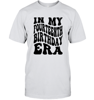 In My Fourteenth Birthday Era Birthday Shirt Unisex Short Sleeve Classic Tee