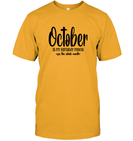 October Birthday Month Unisex Short Sleeve Classic Tee