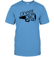 Cheer Mom With Megaphone Unisex Short Sleeve Classic Tee