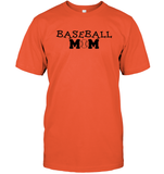 Baseball Mom Shirt Unisex Short Sleeve Classic Tee