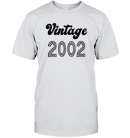 2002 Retro Vintage Birth Year Blast Unisex Short Sleeve Classic Tee
