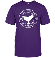 Believe In Mermaids Shirt Unisex Short Sleeve Classic Tee
