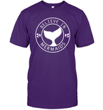 Believe In Mermaids Shirt Unisex Short Sleeve Classic Tee