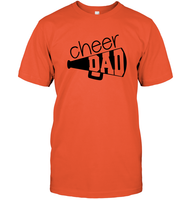 Cheer Dad With Megaphone Unisex Short Sleeve Classic Tee