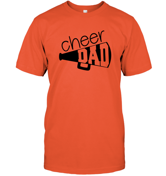 Cheer Dad With Megaphone Unisex Short Sleeve Classic Tee