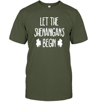 Let The Shenanigans Begin St Patrick's Day Shirt Unisex Short Sleeve Classic Tee