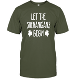 Let The Shenanigans Begin St Patrick's Day Shirt Unisex Short Sleeve Classic Tee