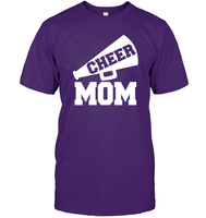 Cheer Mom With Megaphone Unisex Short Sleeve Classic Tee