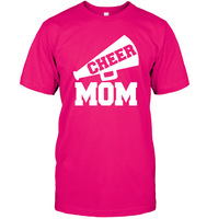 Cheer Mom With Megaphone Unisex Short Sleeve Classic Tee