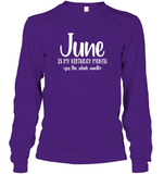 June Birthday Month Unisex Long Sleeve Classic Tee