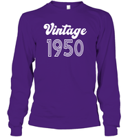 1950 Retro Vintage Birth Year Blast Unisex Long Sleeve Classic Tee