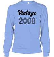 2000 Retro Vintage Birth Year Blast Unisex Long Sleeve Classic Tee