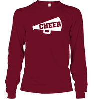 Cheer T Shirt Unisex Long Sleeve Classic Tee
