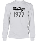 1977 Retro Vintage Birth Year Blast Unisex Long Sleeve Classic Tee