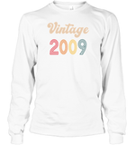 2009 Retro Vintage Birth Year Blast Unisex Shirt, Long Sleeve, Hoodie, Sweatshirt