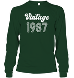 1987 Retro Vintage Birth Year Blast Unisex Long Sleeve Classic Tee