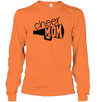 Cheer Mom With Megaphone Unisex Long Sleeve Classic Tee