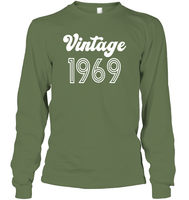 1969 Retro Vintage Birth Year Blast Unisex Long Sleeve Classic Tee