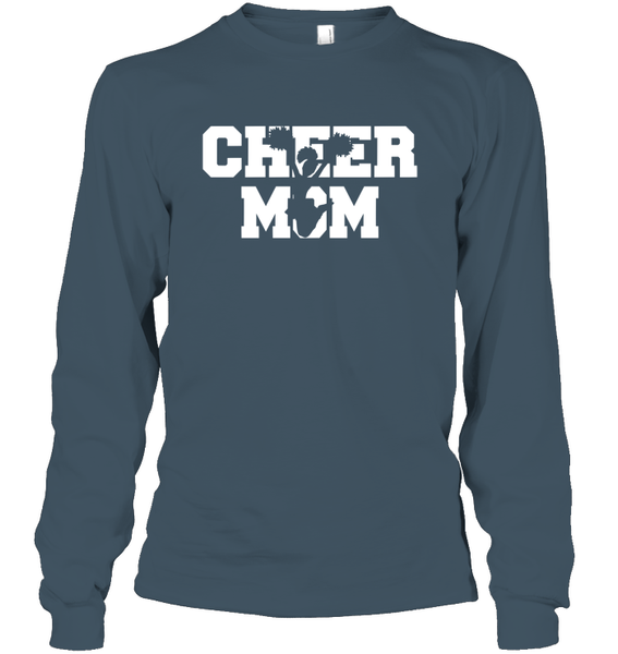 Cheer Mom With Cheerleader Unisex Long Sleeve Classic Tee