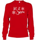 Let It Snow Christmas Shirt Unisex Long Sleeve Classic Tee