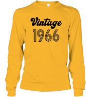 1966 Retro Vintage Birth Year Blast Unisex Long Sleeve Classic Tee