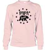 Papa Bear Family Shirt Unisex Long Sleeve Classic Tee