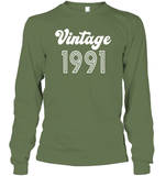 1991 Retro Vintage Birth Year Blast Unisex Long Sleeve Classic Tee