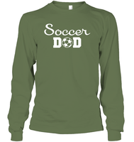 Soccer Dad Sports Shirt Unisex Long Sleeve Classic Tee