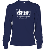 February Birthday Month Unisex Long Sleeve Classic Tee