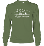 Happy Camper Unisex Long Sleeve Classic Tee