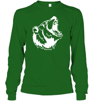Angry Bear Shirt Unisex Long Sleeve Classic Tee
