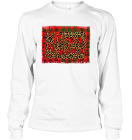 Merry Christmas Shirt Cheetah Print For Women