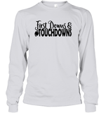 First Downs & Touchdowns Shirt - Score Big in Style! Unisex Long Sleeve Classic Tee