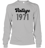 1971 Retro Vintage Birth Year Blast Unisex Long Sleeve Classic Tee