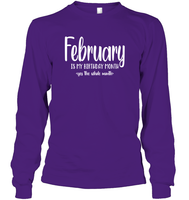 February Birthday Month Unisex Long Sleeve Classic Tee