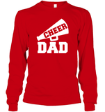 Cheer Dad With Megaphone Unisex Long Sleeve Classic Tee